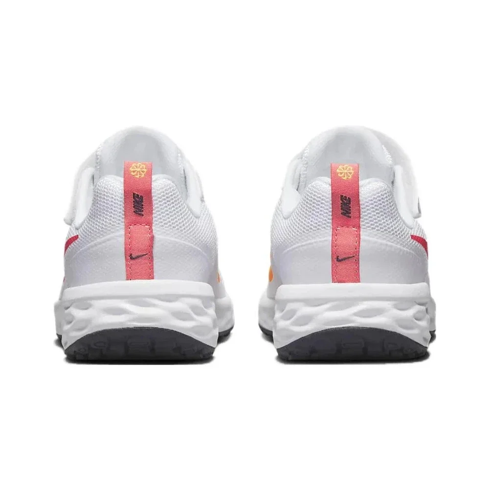 Nike Revolution 6 DD1095-101 Sneakers Kids US 2.5 White Running Shoes RHS9233